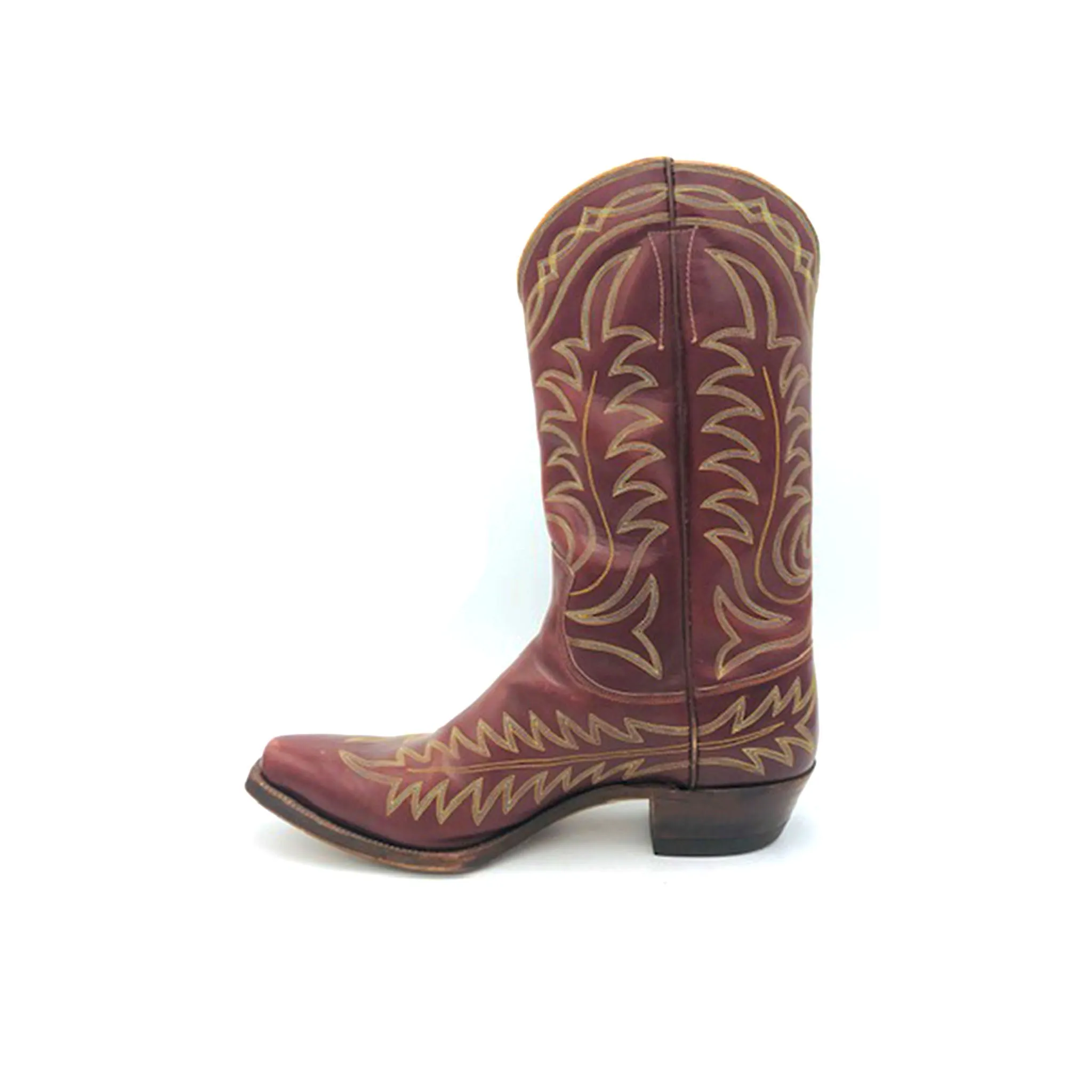 50's Justin in Burgundy Men's 9.5