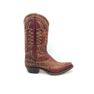 50's Justin in Burgundy Men's 9.5