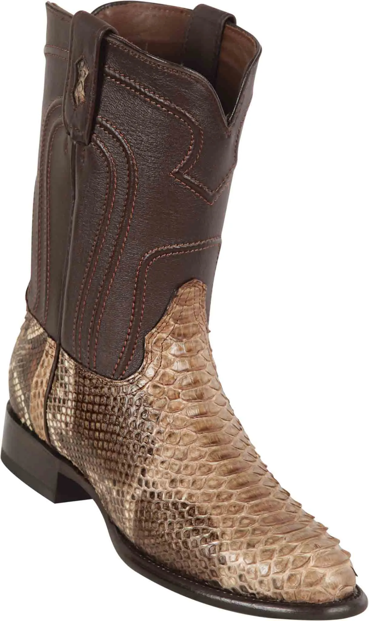 695785 MEN LOS ALTOS BOOTS PYTHON ROPER RUSTIC BROWN LEATHER BOOT