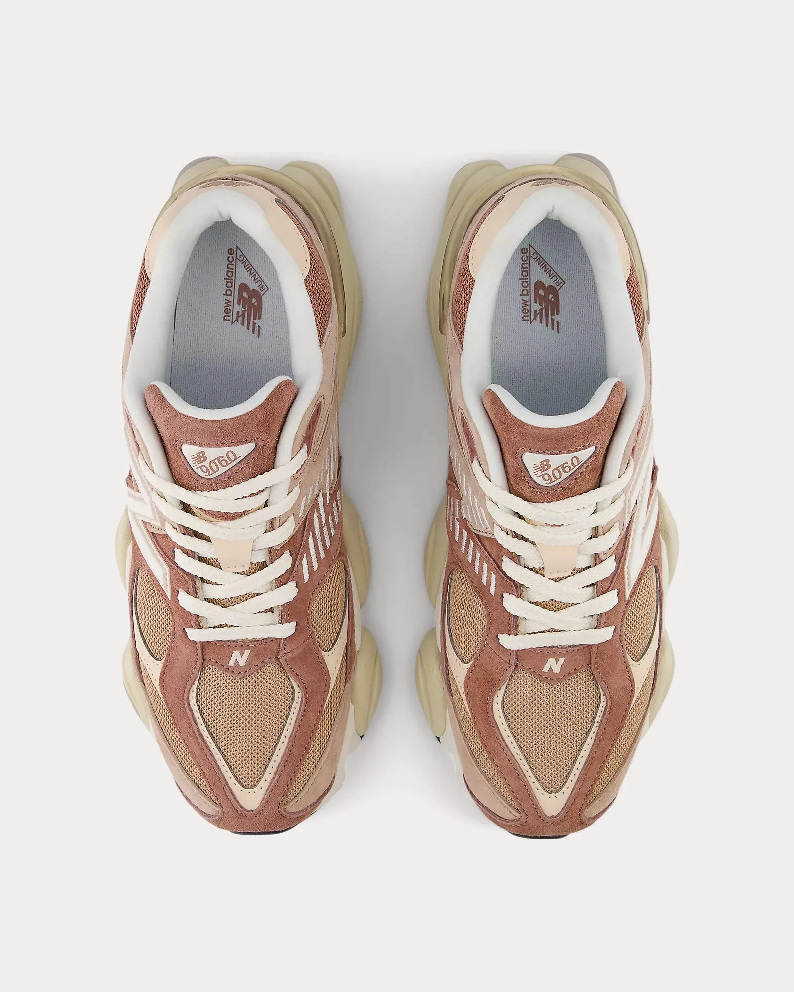 9060 Sparrow / Flat Taupe / Vintage Rose Low Top Sneakers