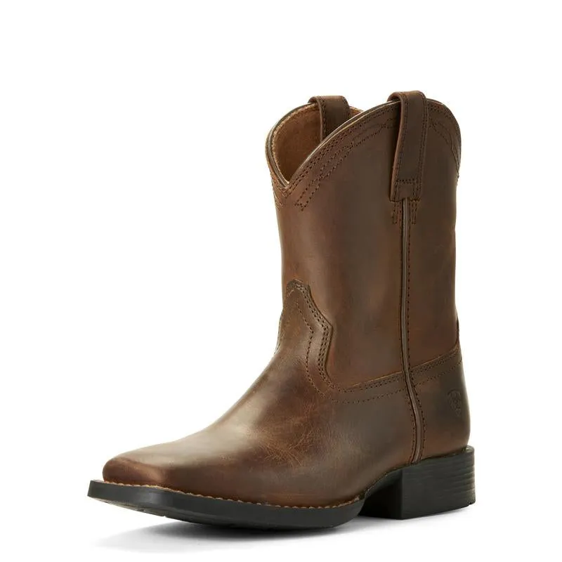 Ariat Kid's Heritage Roper Wide Square Toe Boots