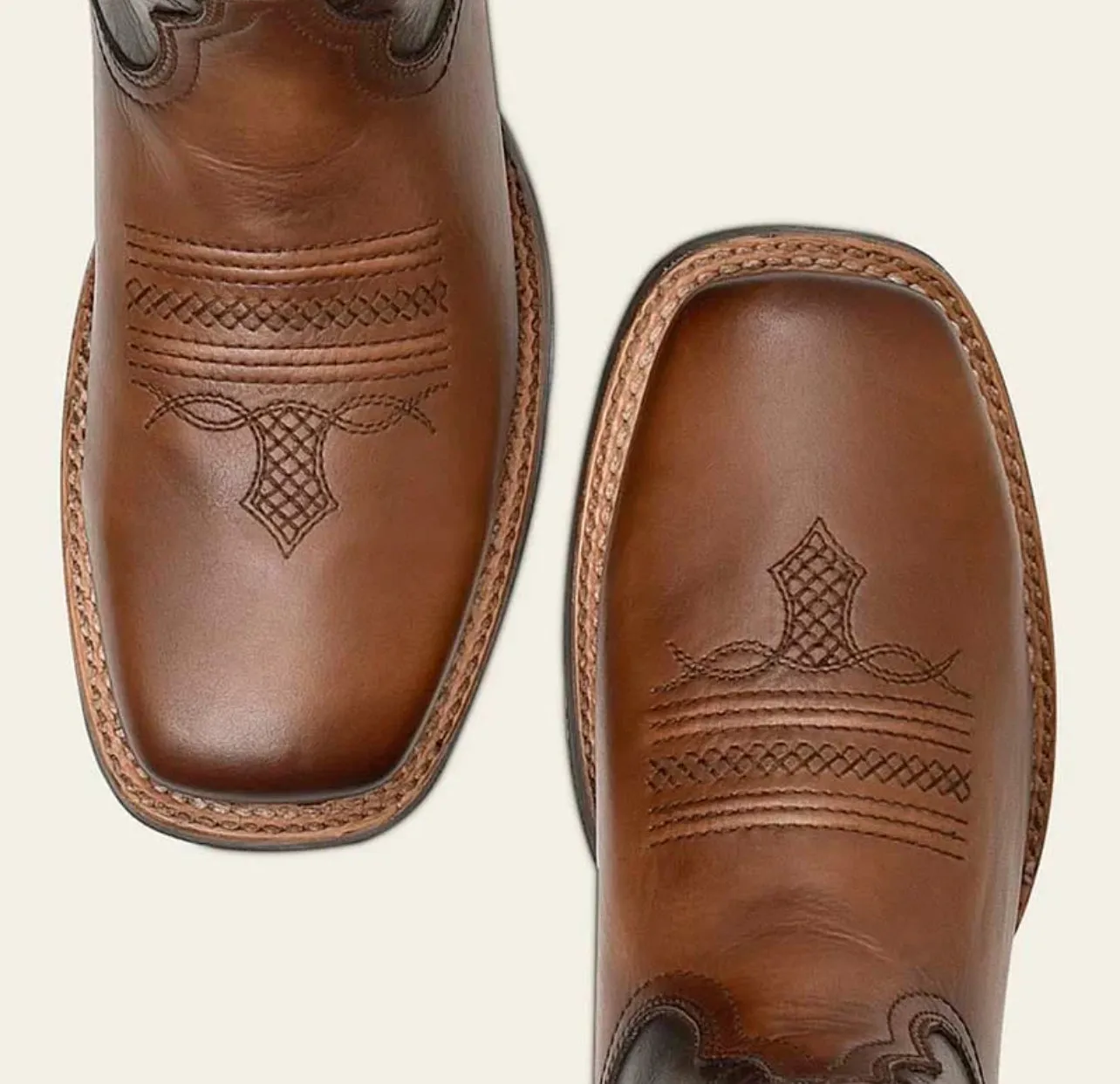 Cuadra Rodeo Cowboy Honey Brown Leather Boots. Botas Cuadra Rodeo Satro Arena 4L01RS