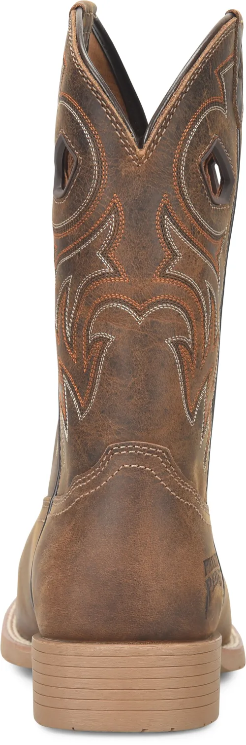 Double H Men's Brown Scholz Phantom Rider Broad Square Toe Roper Boots