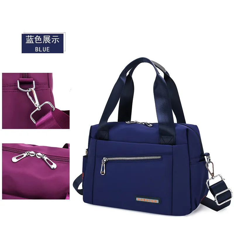 DUNNMALL Women's Bag Trendy Simple Casual All-Match Oxford Cloth Portable Shoulder Bag Messenger Bag Women's Bag Cloth Bag