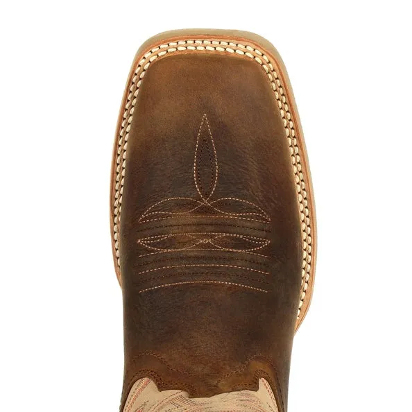 Durango Men's Coffee/Bone Rebel Pro Broad Square Toe Western Boots