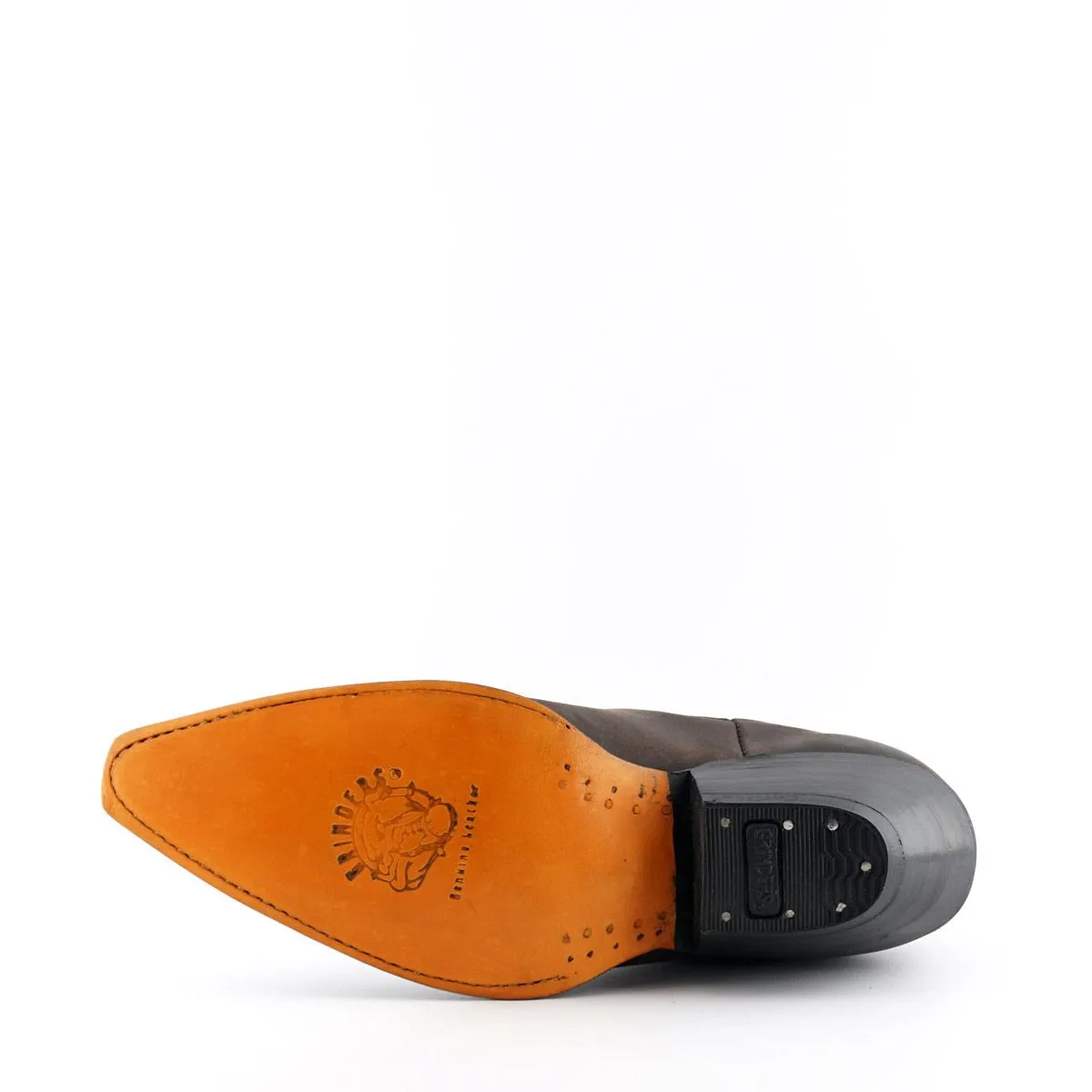 Grinders - Mustang Brown Leather Cowboy / Western  Style Boots