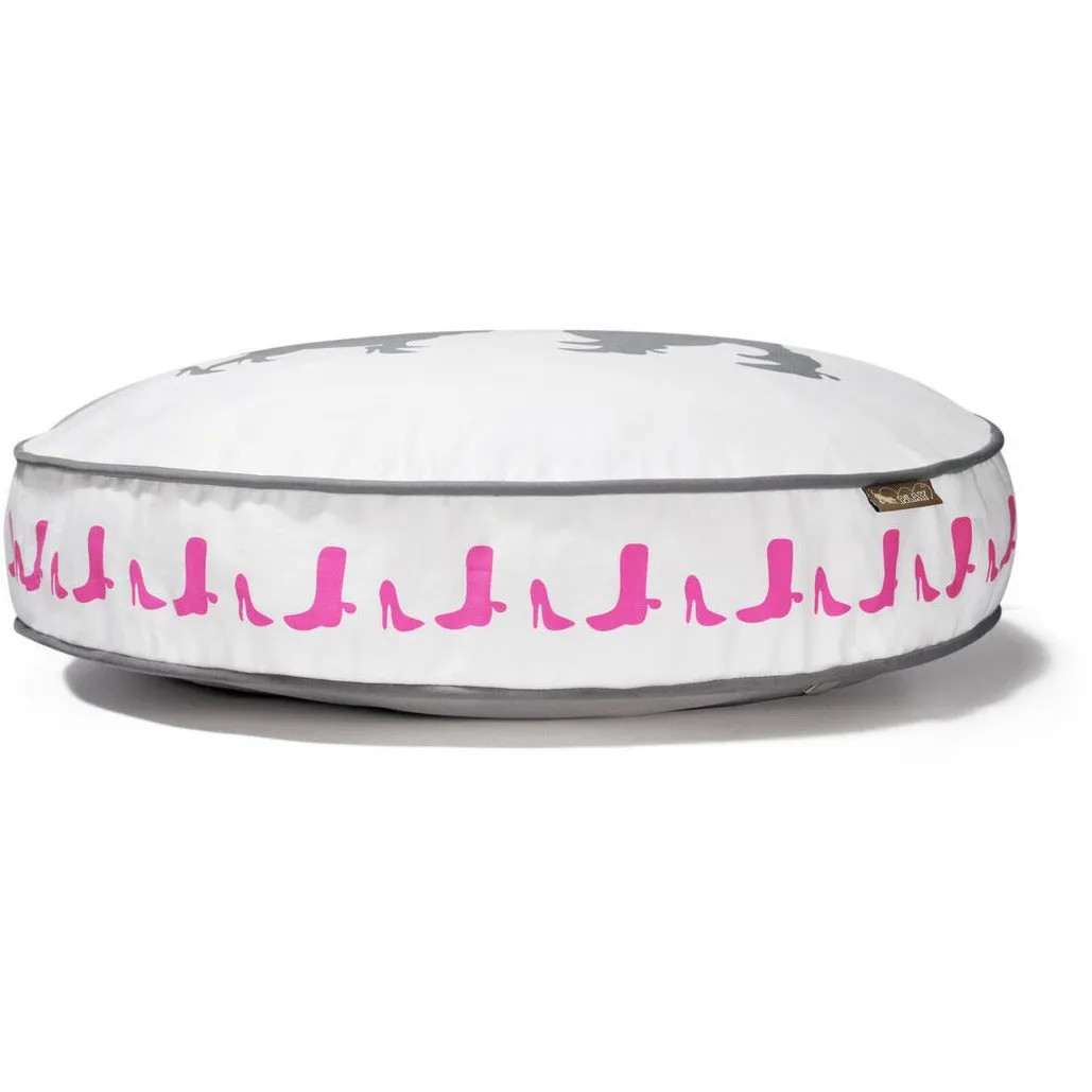 HEELS & BOOTS STEEL GREY DOG BED