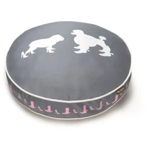 HEELS & BOOTS STEEL GREY DOG BED