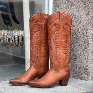 Judy boots high - honey