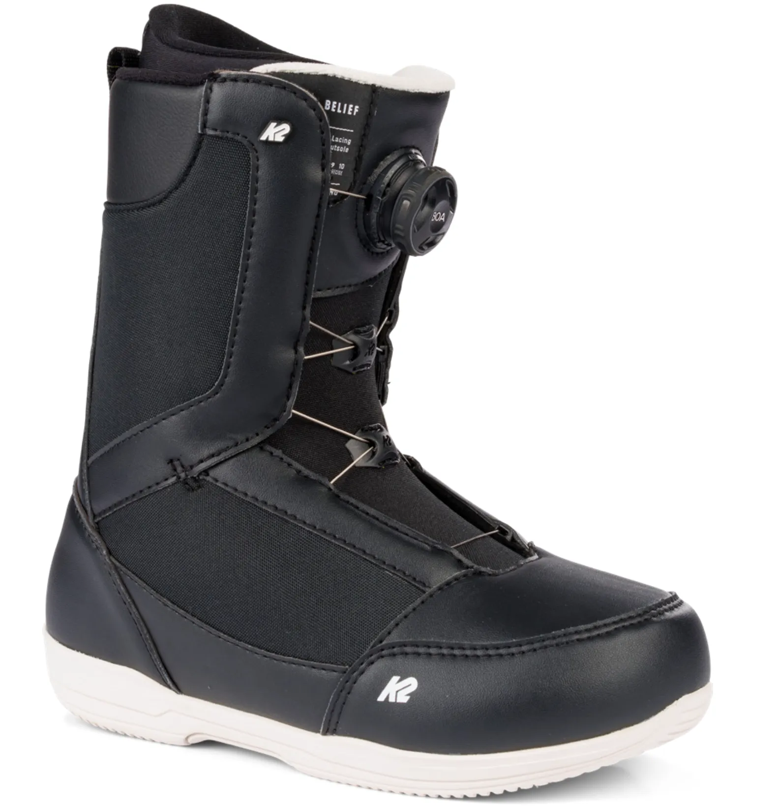 K2 Belief Womens Snowboard Boots in Black 2024