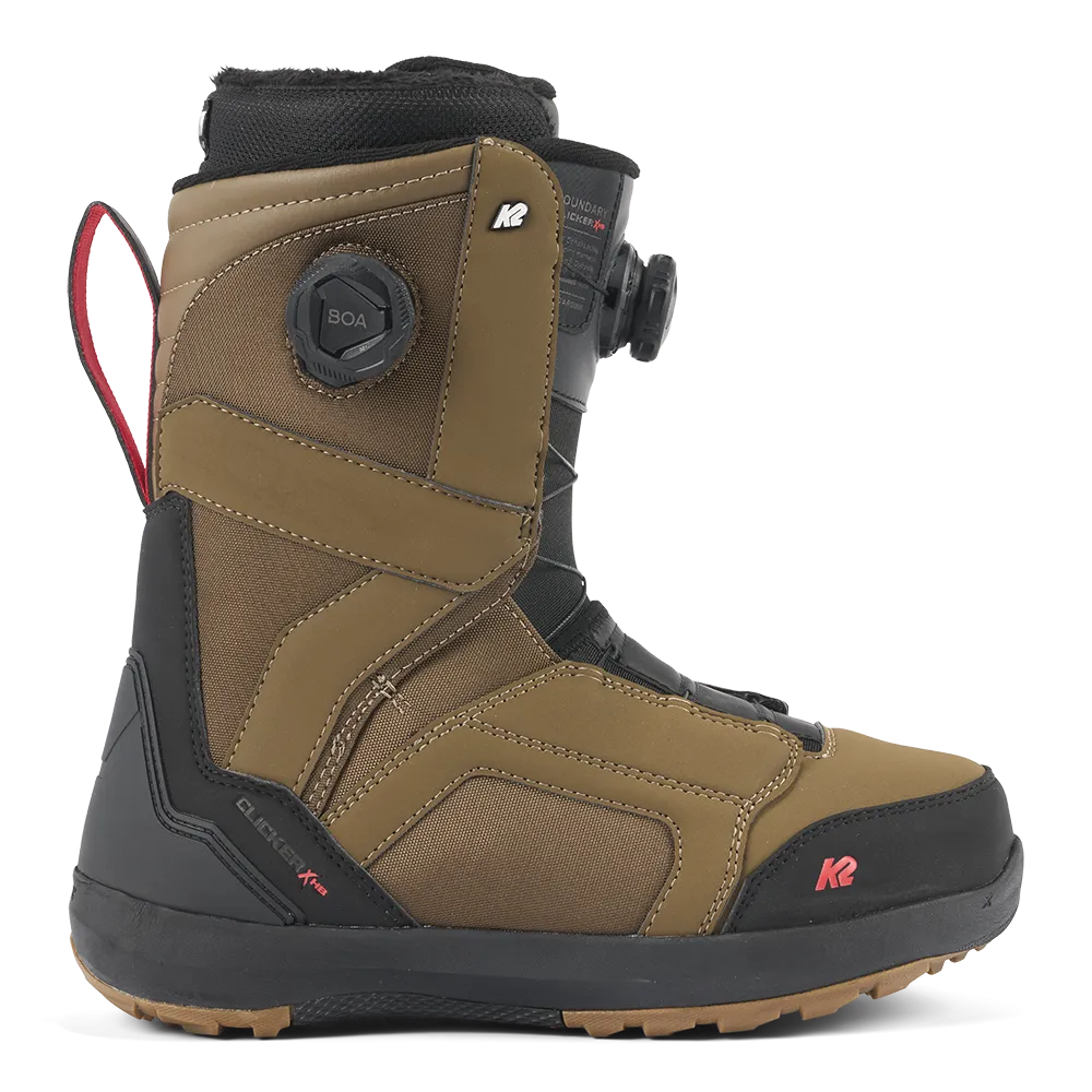 K2 Boundary Clicker X Hb Step In Snowboard Boots in Brown 2024