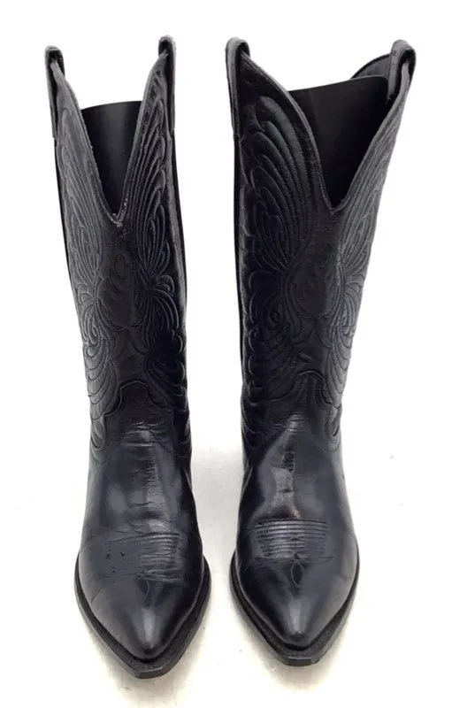 Laredo Men's Black Cowboy Western Boots - Size 8.5M