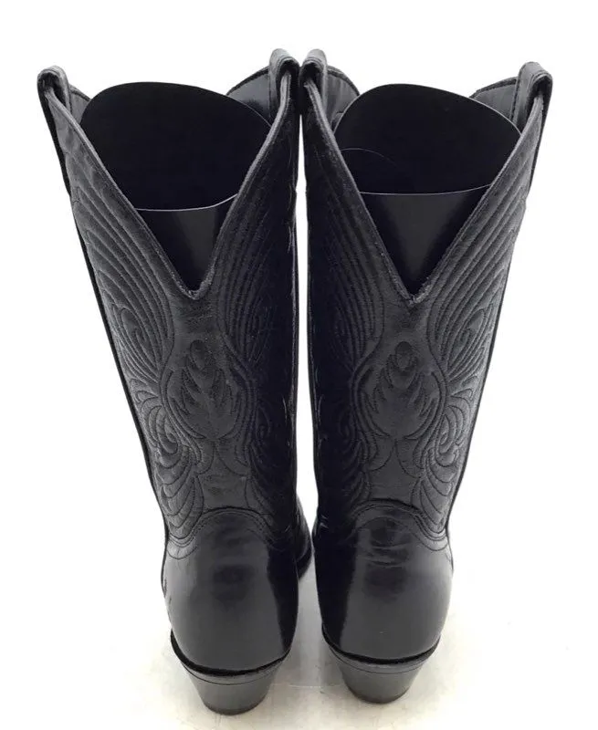 Laredo Men's Black Cowboy Western Boots - Size 8.5M