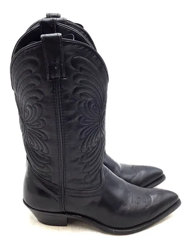 Laredo Men's Black Cowboy Western Boots - Size 8.5M