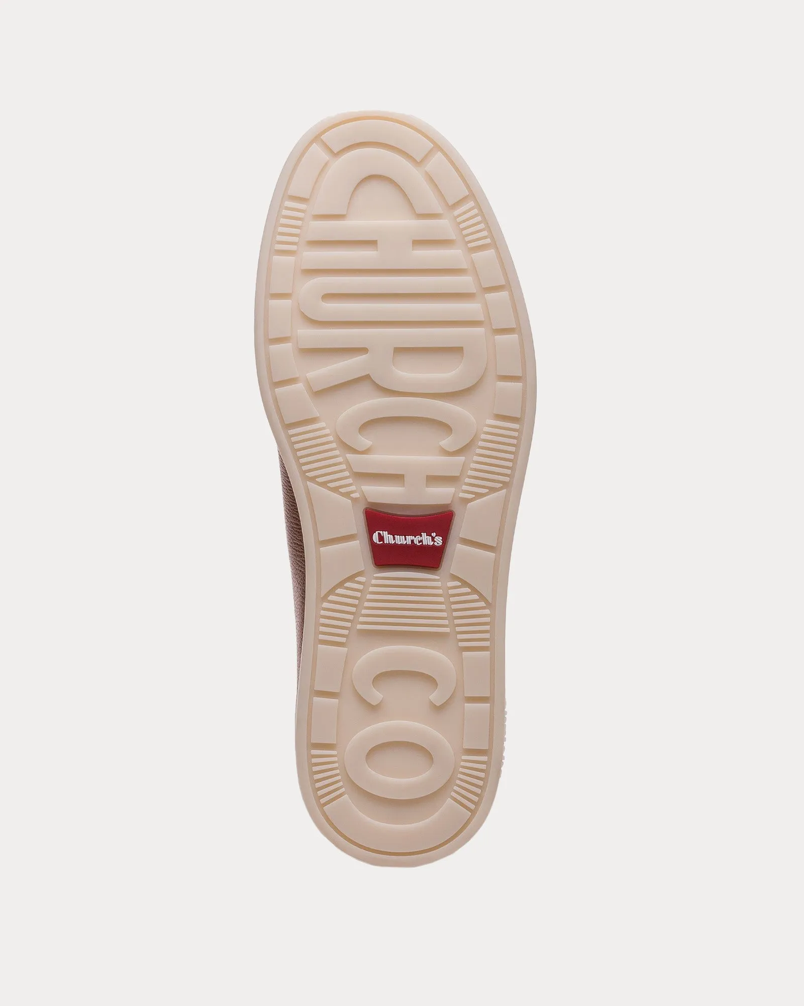 Largs Grain Calskin Walnut Low Top Sneakers