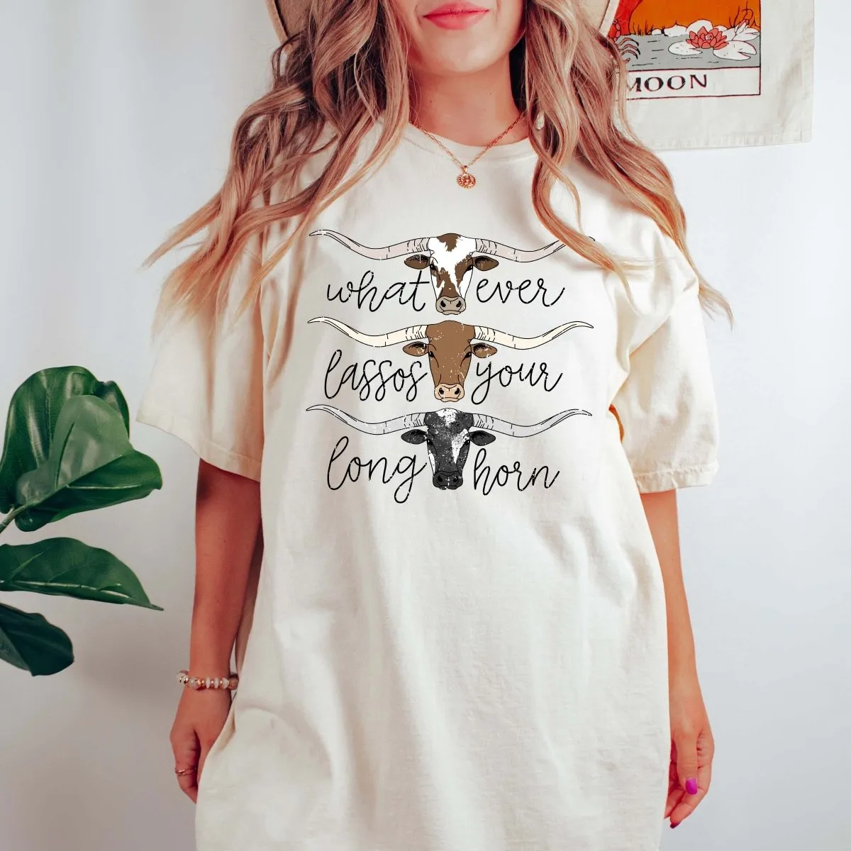 Lassos Your Long Horn Comfort Color Wholesale Tee - Quick Shipping