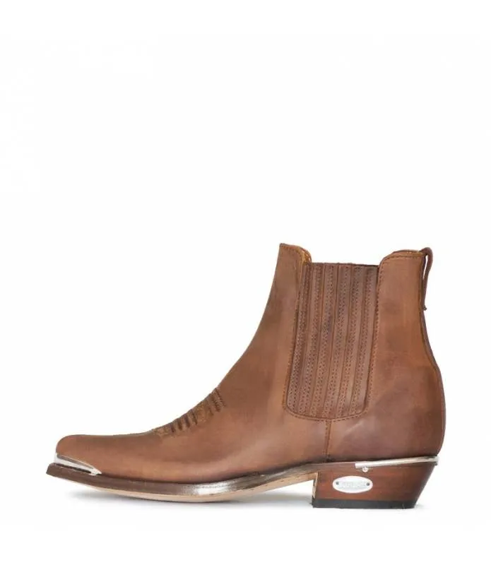 Loblan 298 Botin Cuero Cowboy Leather Ankle Boots Western