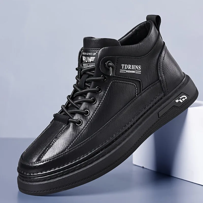 Mens Casual PU Leather Shoes | Fashion Skate Sneakers