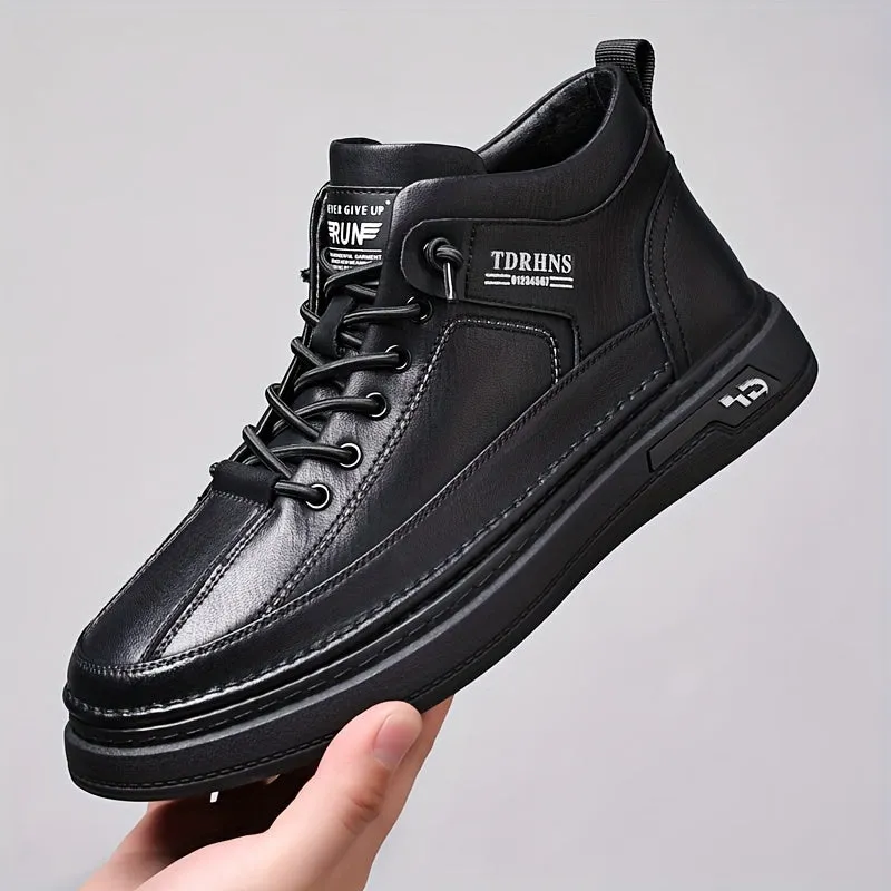 Mens Casual PU Leather Shoes | Fashion Skate Sneakers