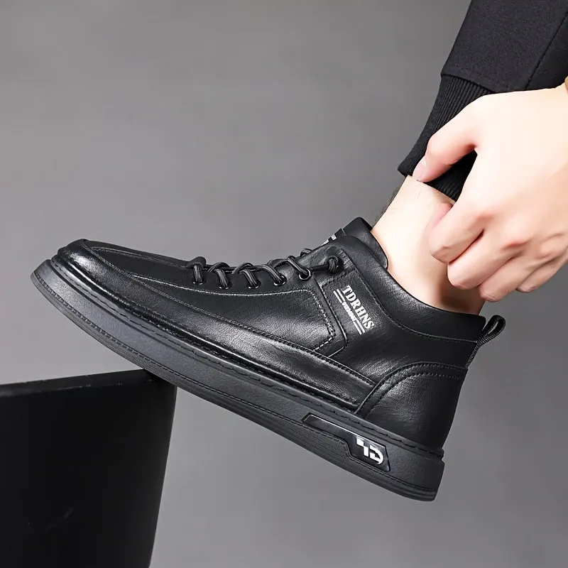 Mens Casual PU Leather Shoes | Fashion Skate Sneakers
