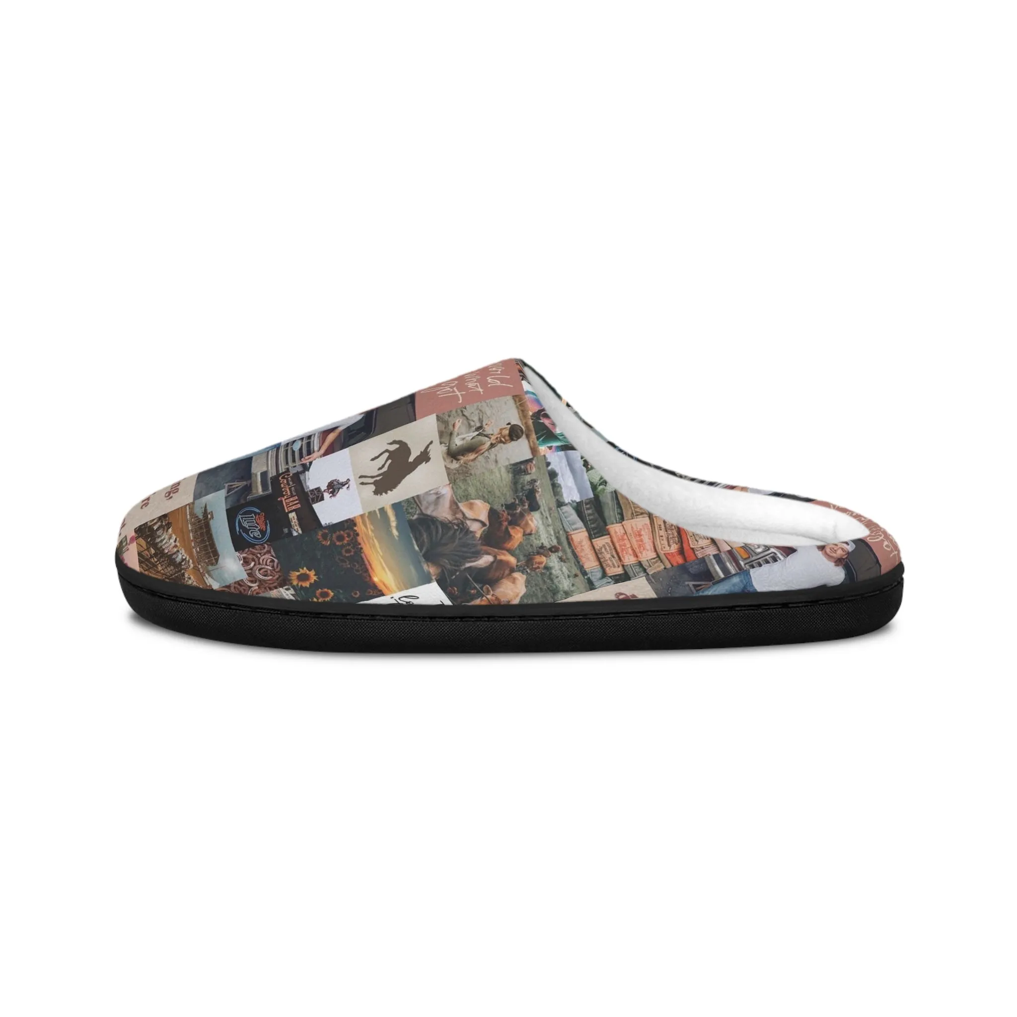 Morgan Wallen Darling You're Different Collage Men's Indoor Slippers