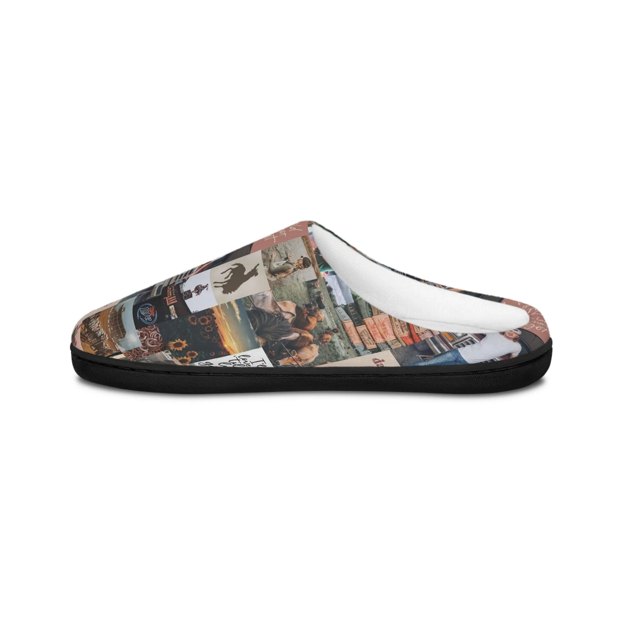 Morgan Wallen Darling You're Different Collage Men's Indoor Slippers