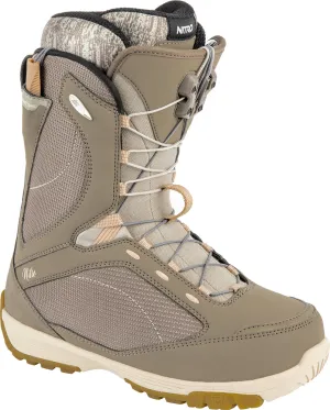 Nitro Monarch TLS Womens Snowboard Boots in Stone 2024