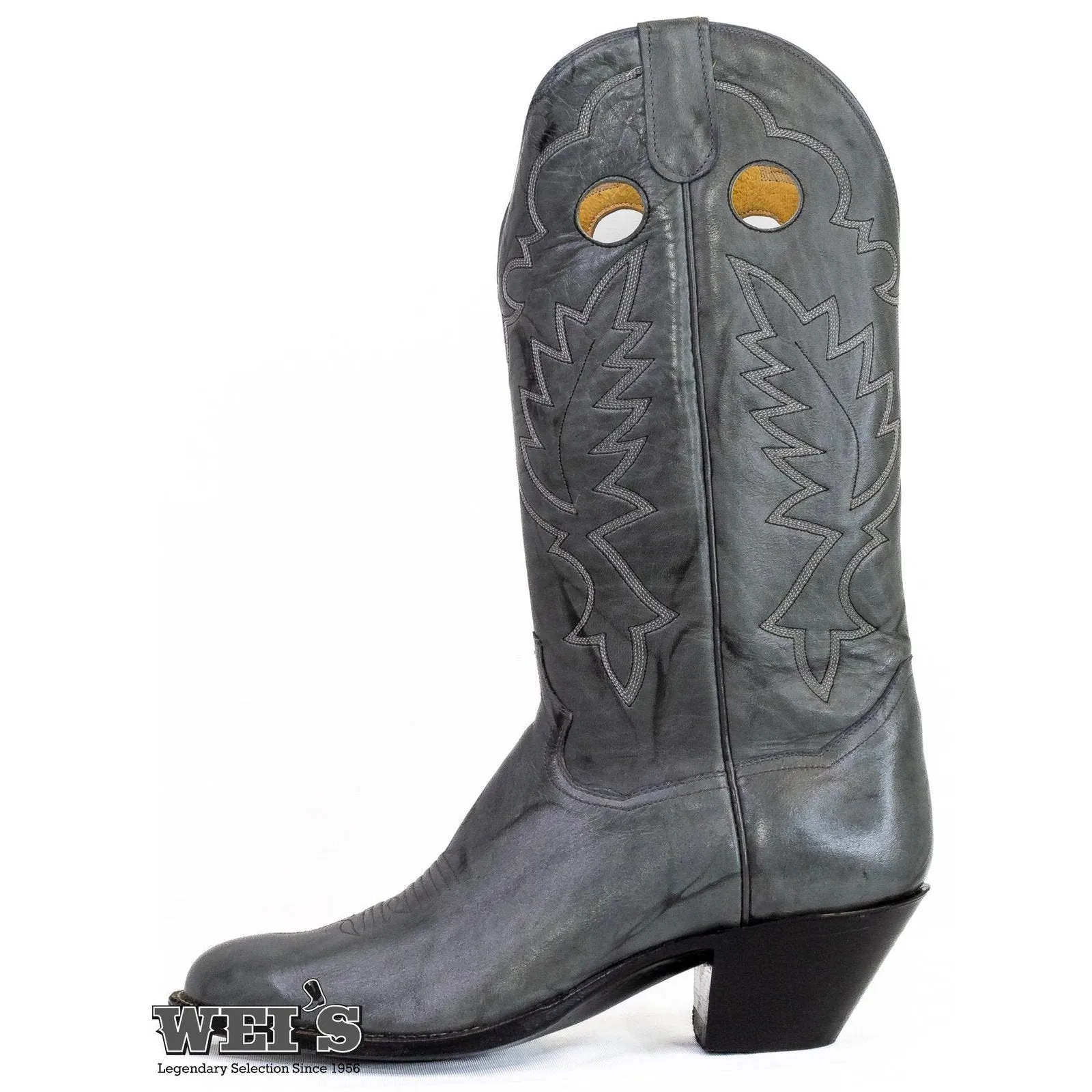 Panhandle Slim Men's Cowboy Boots 13" Yip Cowboy Heel R-toe
