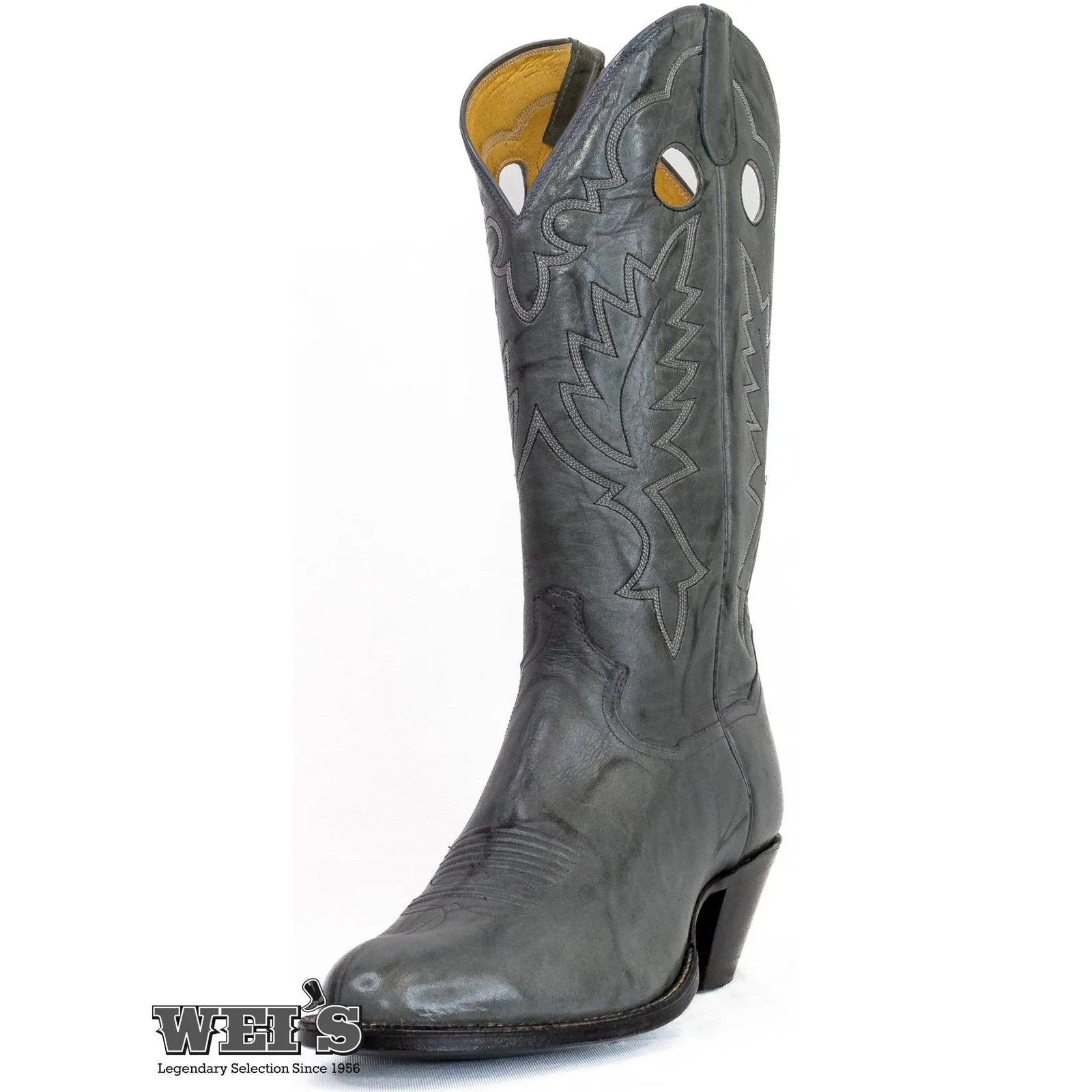Panhandle Slim Men's Cowboy Boots 13" Yip Cowboy Heel R-toe