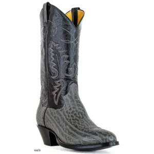 Panhandle Slim/Sanders Men's Cowboy Boots 13" Bullhide Grey Cowboy Heel R Toe