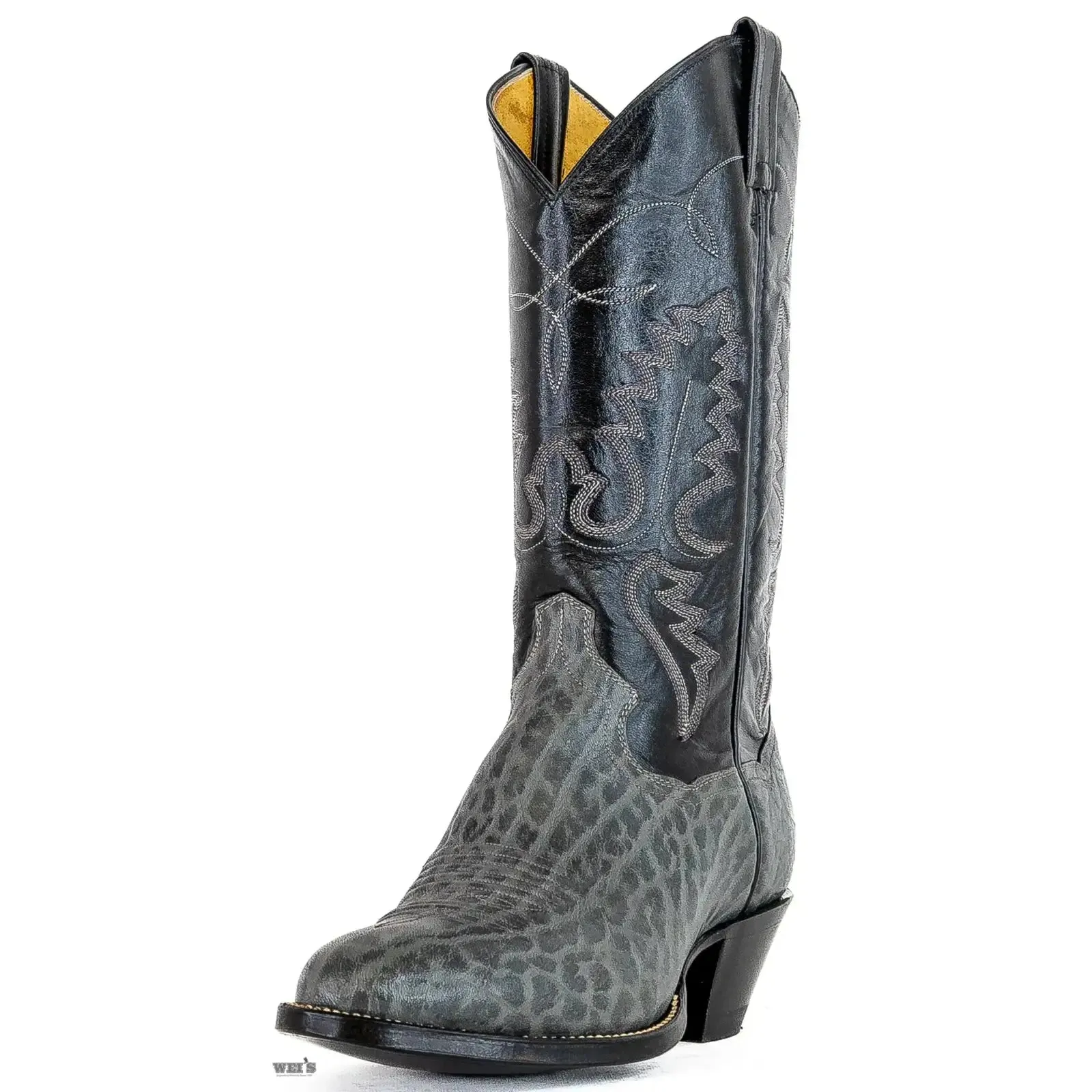 Panhandle Slim/Sanders Men's Cowboy Boots 13" Bullhide Grey Cowboy Heel R Toe