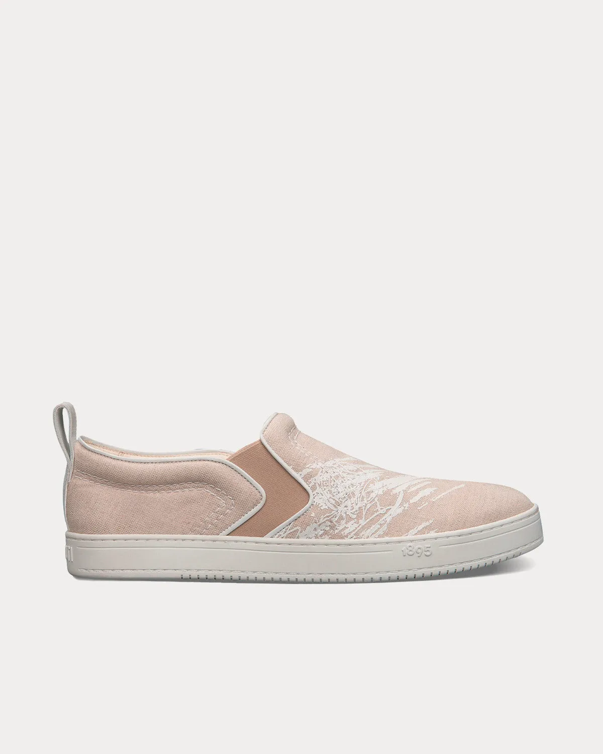 Playtime Cotton Beige Slip On Sneakers