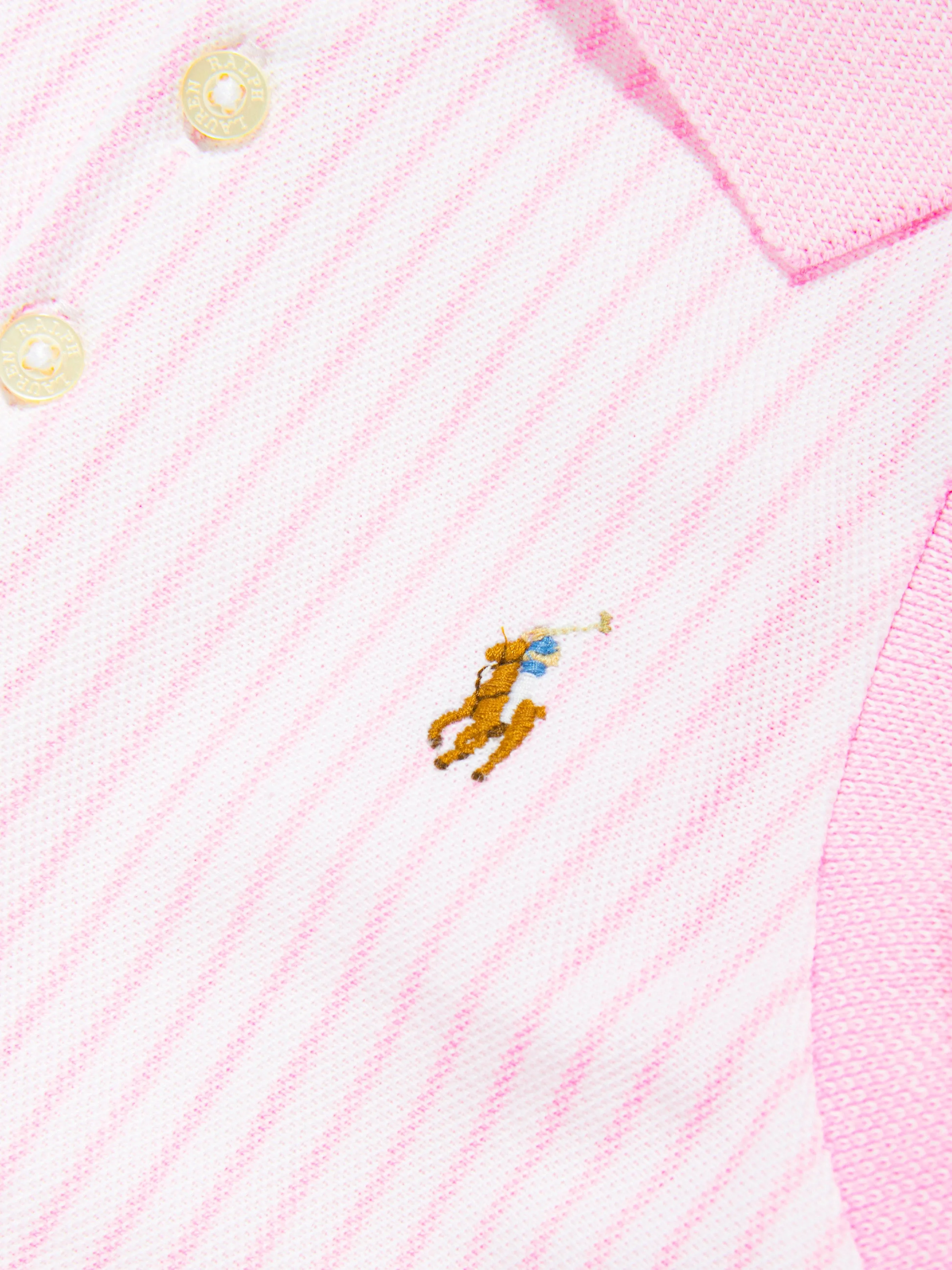 Ralph Lauren Girls Sleeveless Oxford Dress in Pink