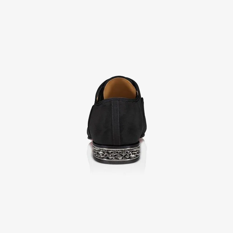 Riveted Moire cotton Shoes