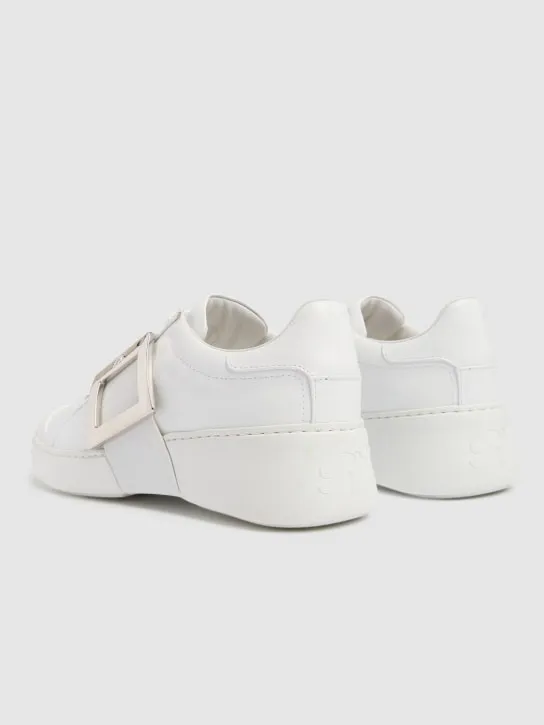 Roger Vivier   40mm Viv skate leather sneakers 