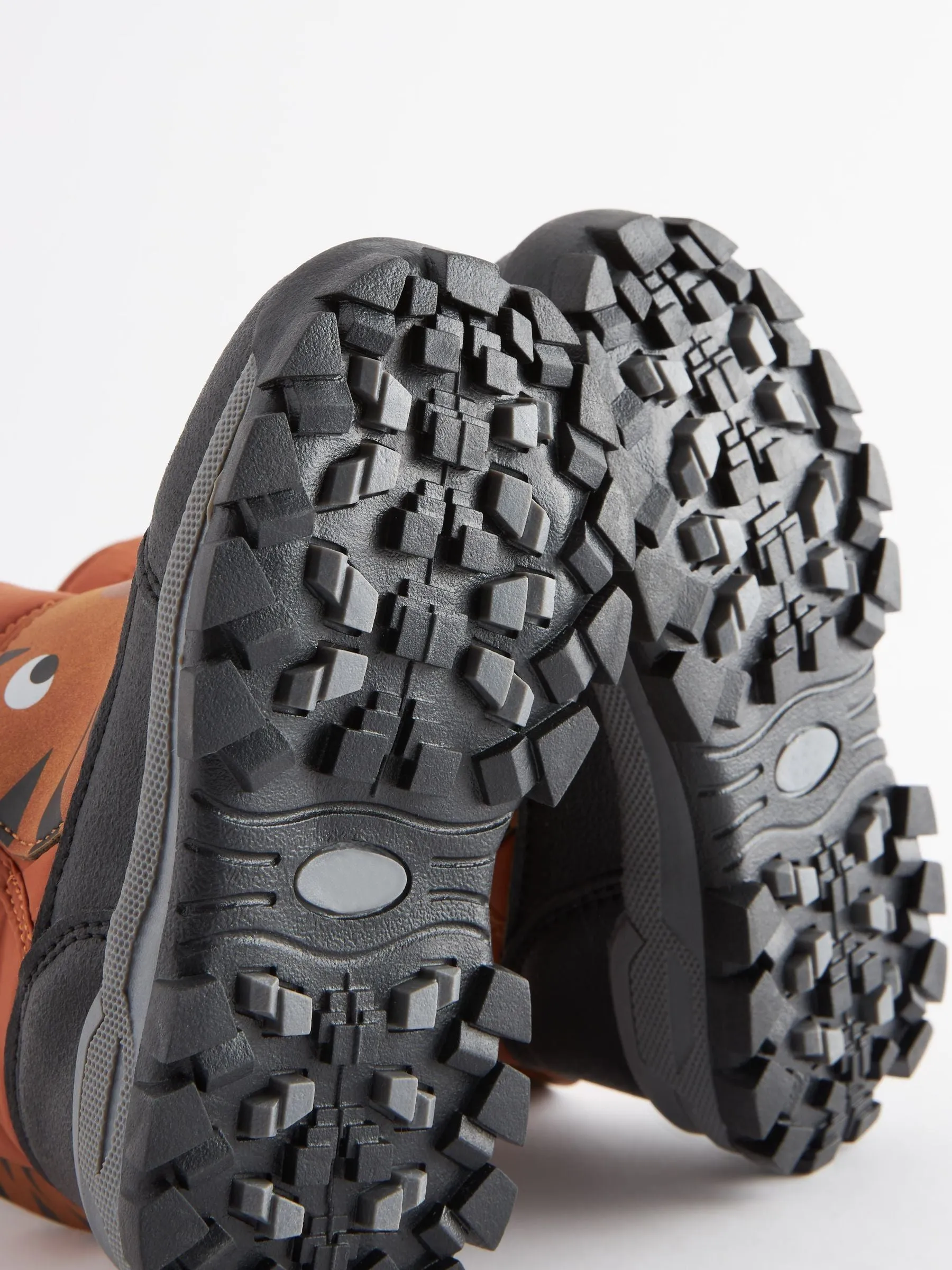 Rust Brown Tiger Character Snowboot'