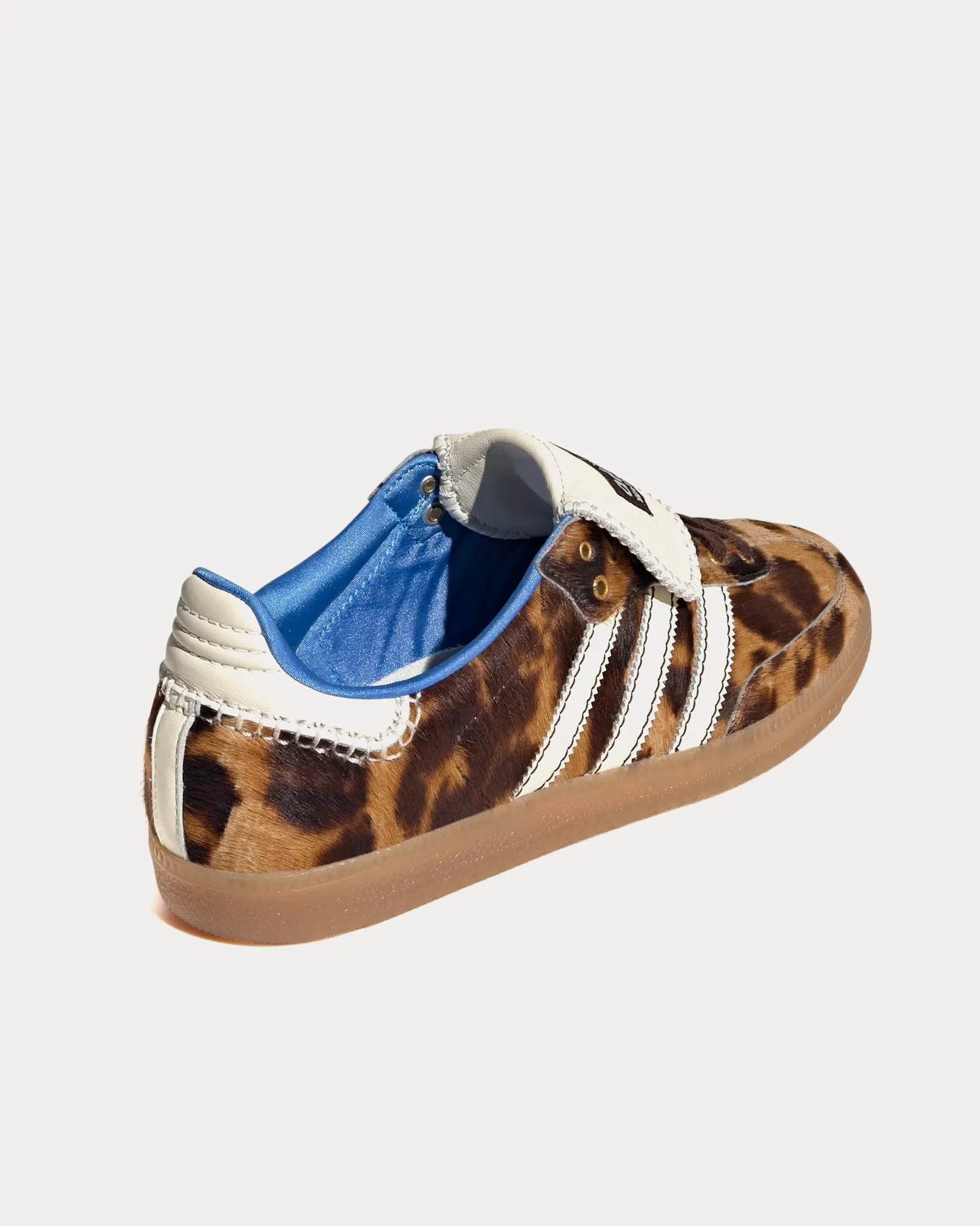 Samba Pony Leo Dark Brown / Cream White / None Low Top Sneakers