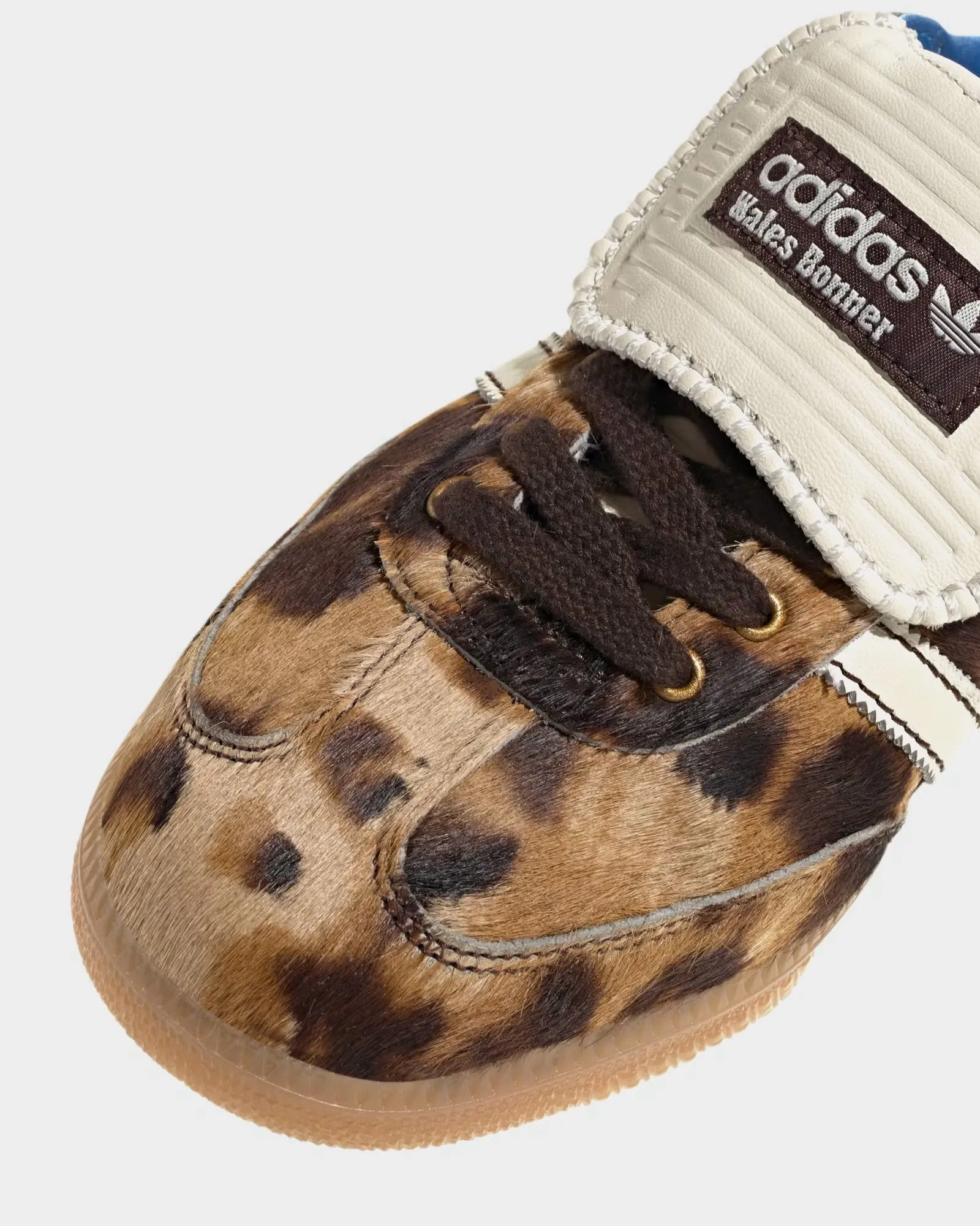 Samba Pony Leo Dark Brown / Cream White / None Low Top Sneakers