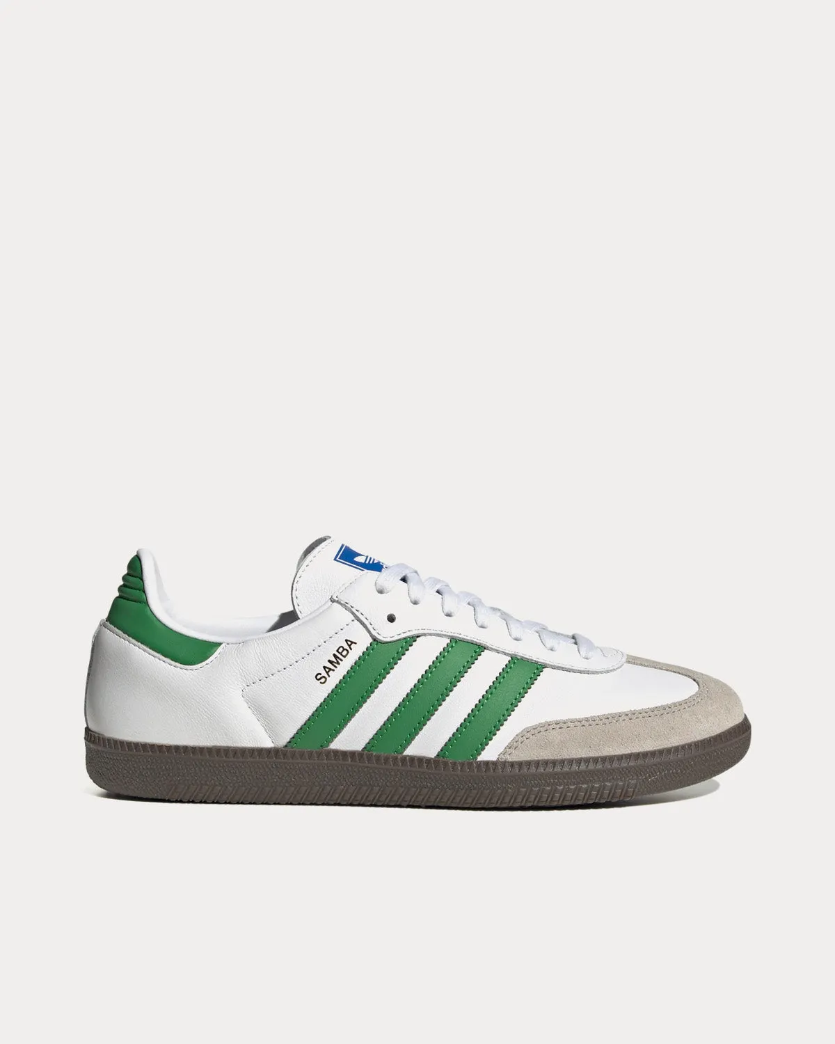 Samba White / Green / Gum Low Top Sneakers