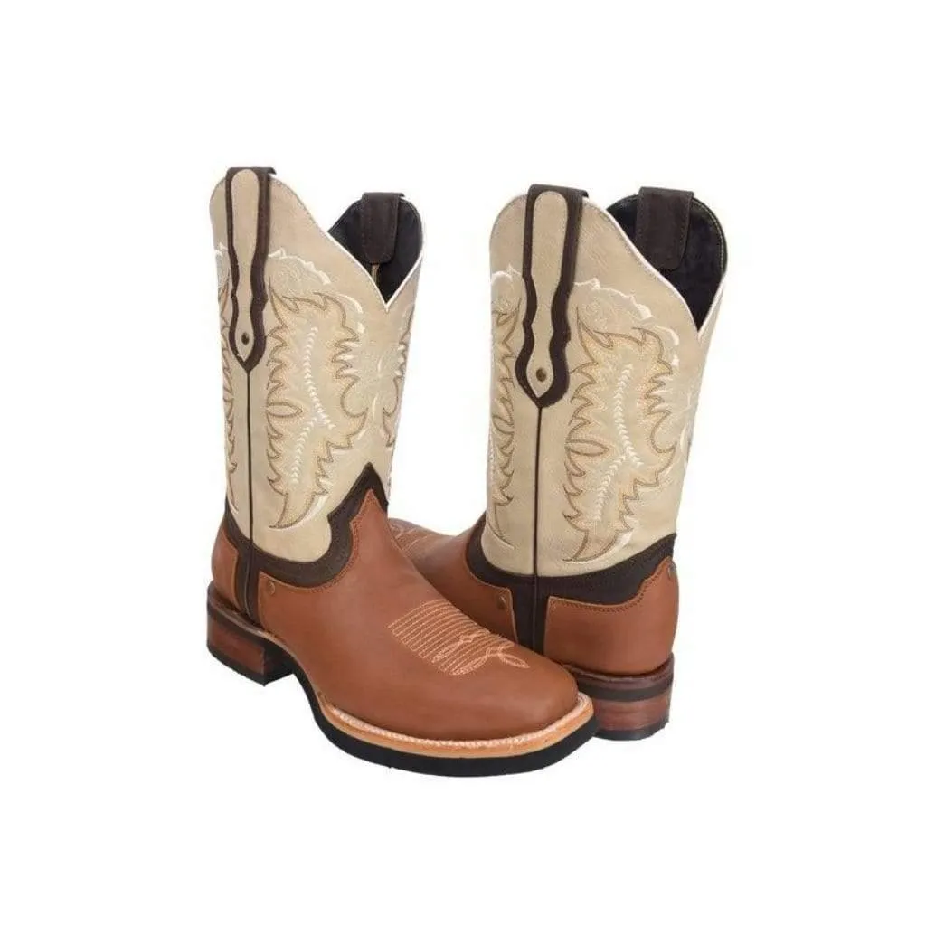 SG512 Rodeo Boot Honey Rubber Sole