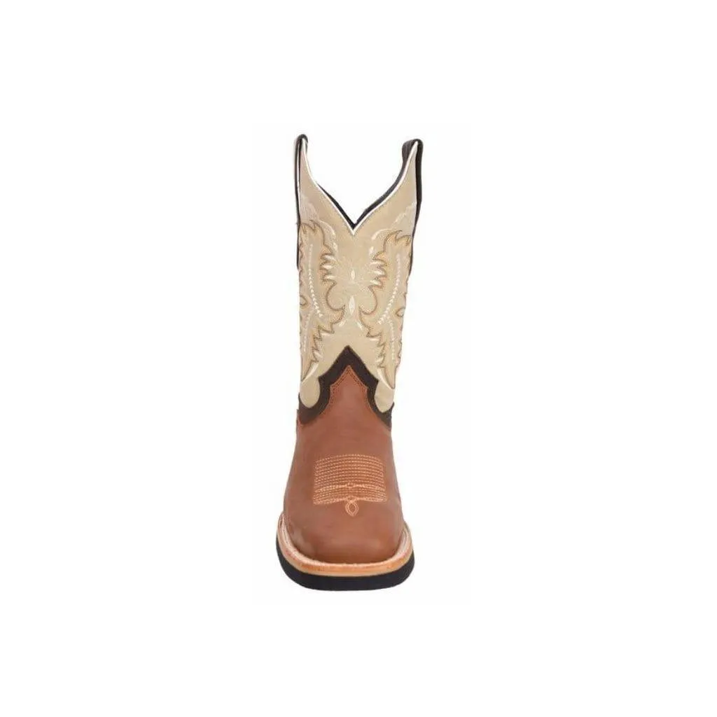 SG512 Rodeo Boot Honey Rubber Sole