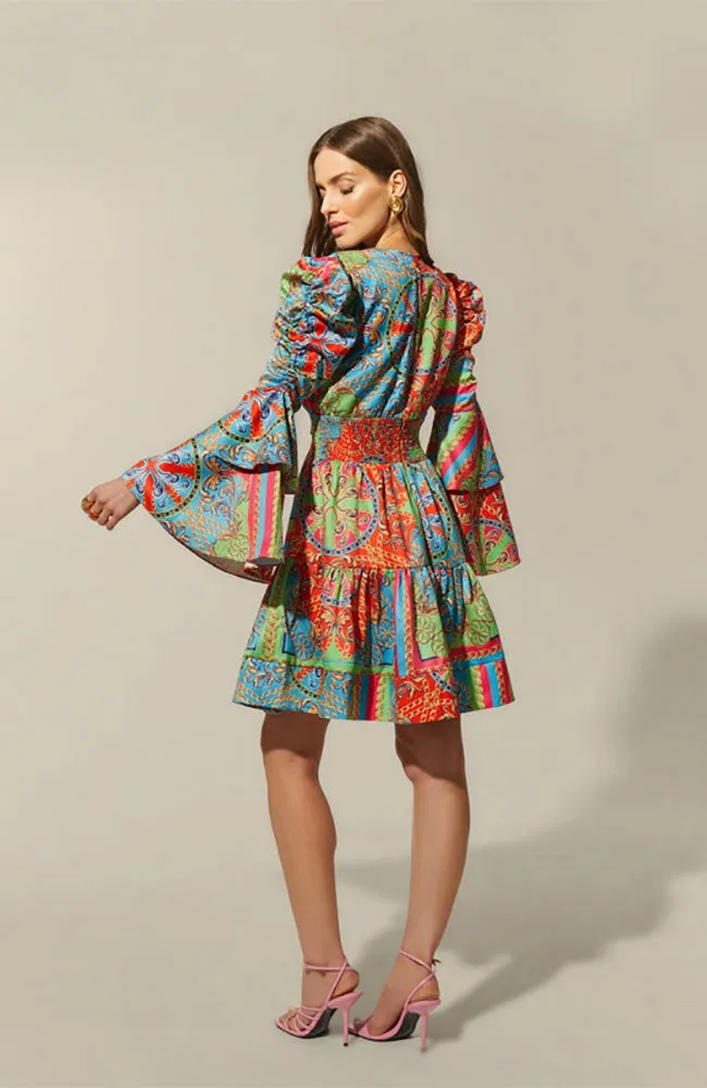 Stella Bell Sleeve Mini Dress