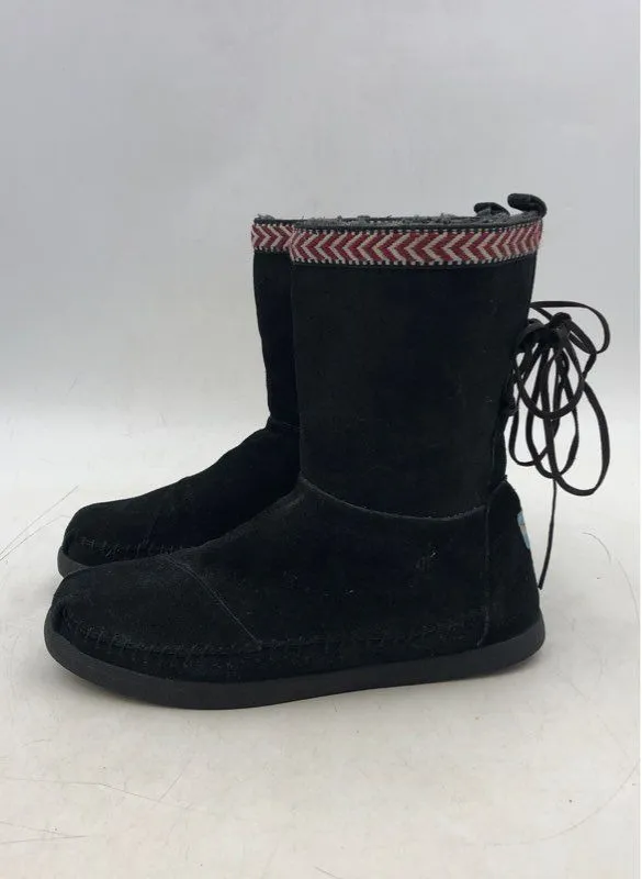 Toms Women's Black Snow Boots - Size 11.5