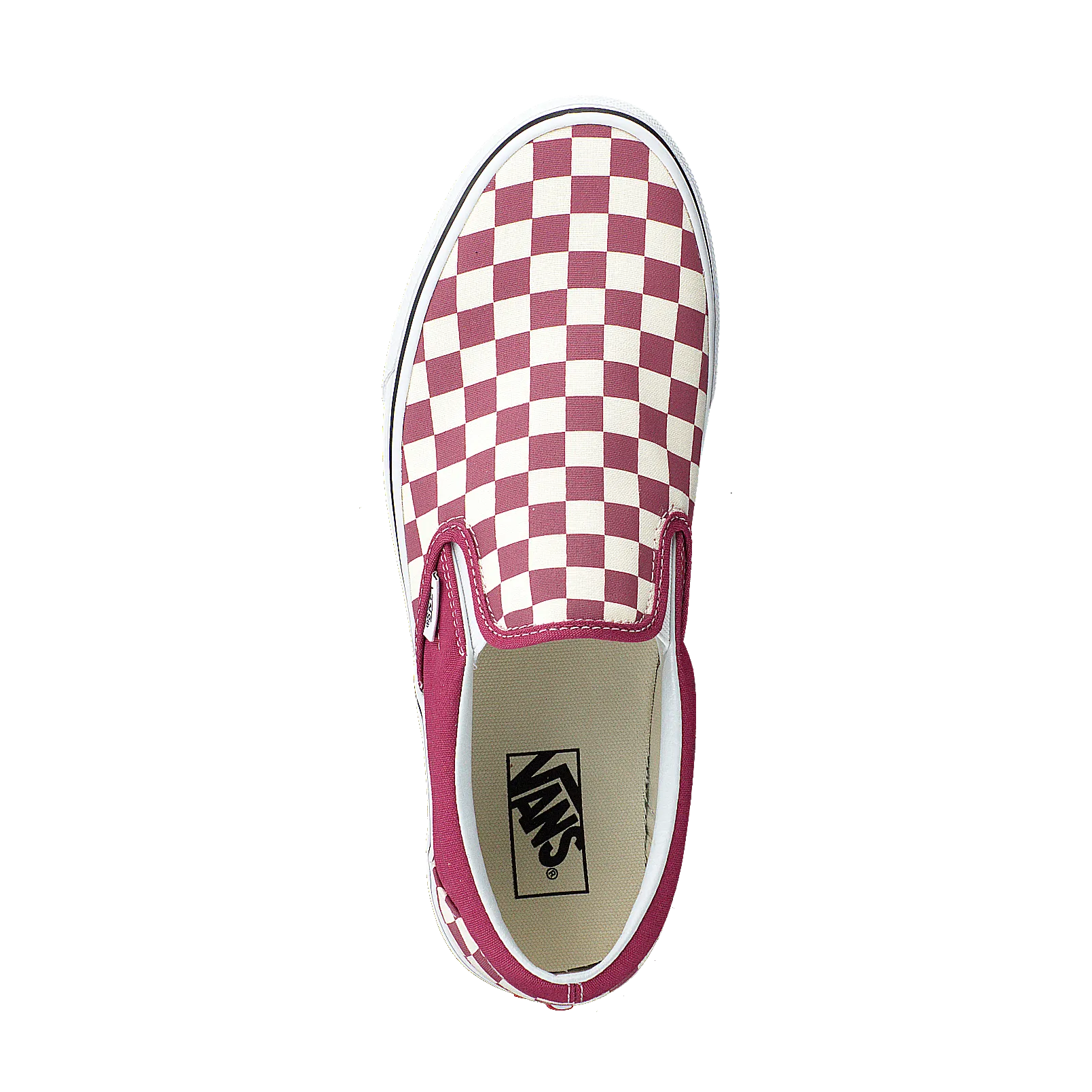 Ua Classic Slip-on (checkerboard) Dry Rose/white