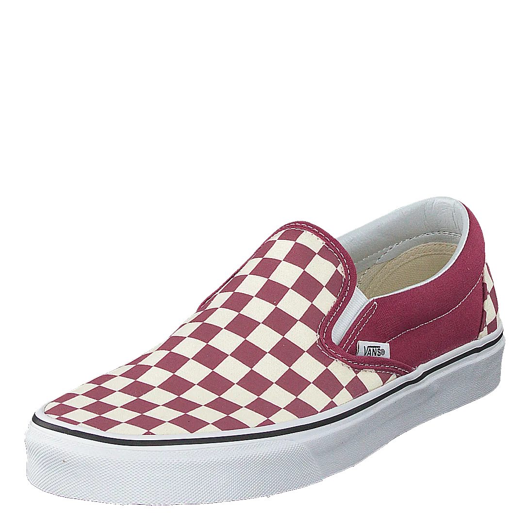 Ua Classic Slip-on (checkerboard) Dry Rose/white