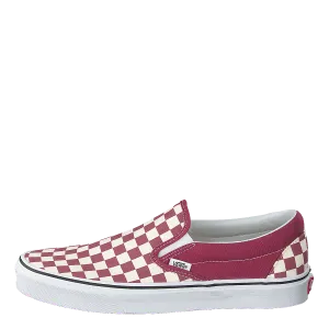 Ua Classic Slip-on (checkerboard) Dry Rose/white