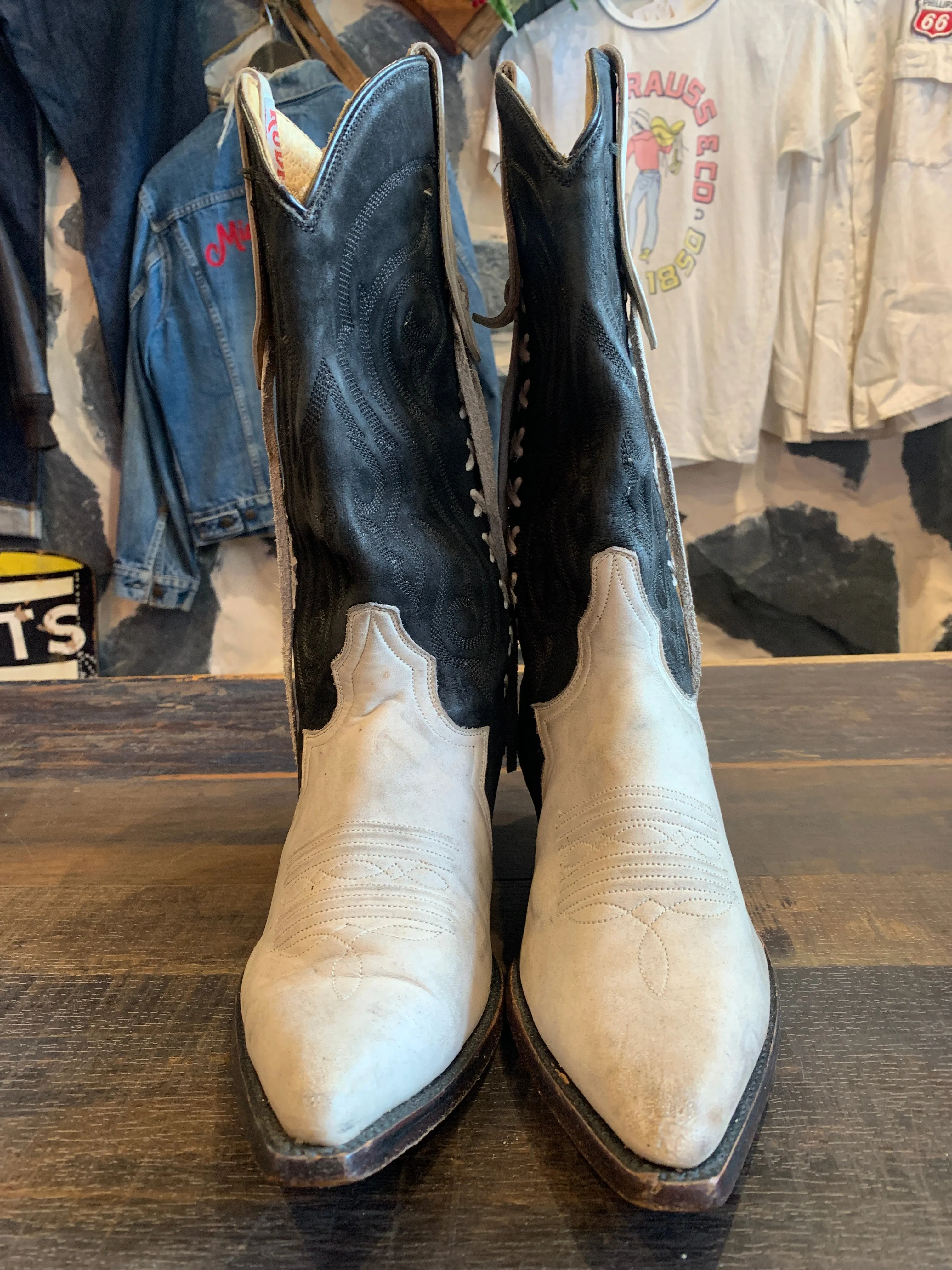 Vintage Rudel Laced Womens Boots, 39 EE Ladies 9