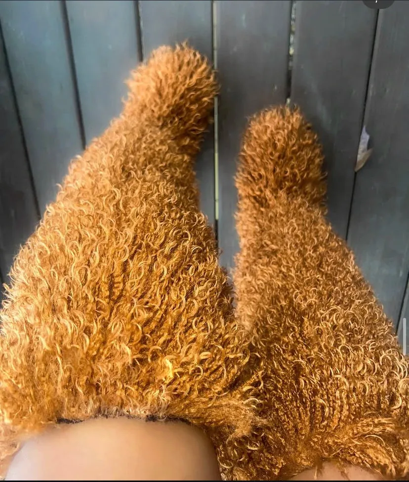 Women's High Winter New Fox Fur Snow Boots
